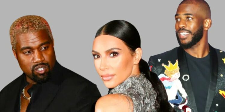 Chris Paul Kim Kardashian Kanye West
